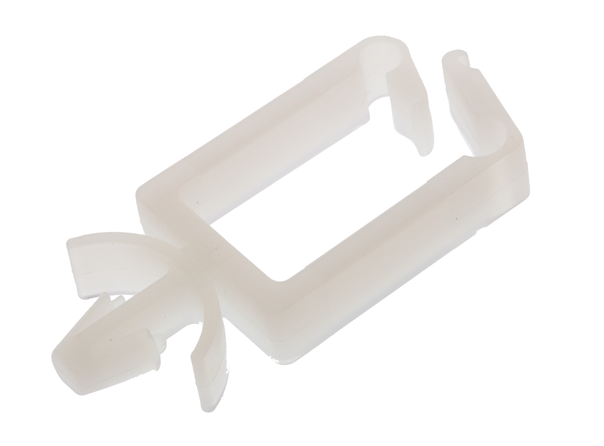 HellermannTyton Natural Nylon Cable clip, 15mm Max. Bundle