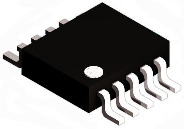 DS3501U+, Digital Potentiometer Serial-I2C 10 Pin, μSOP