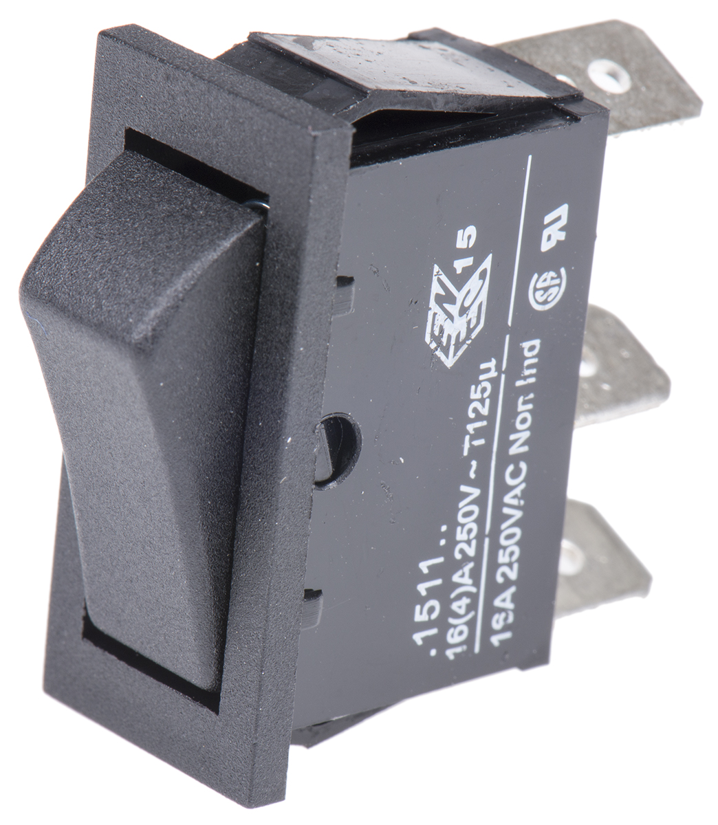 Arcolectric (Bulgin) Ltd SPDT, (On)-On Rocker Switch Panel Mount