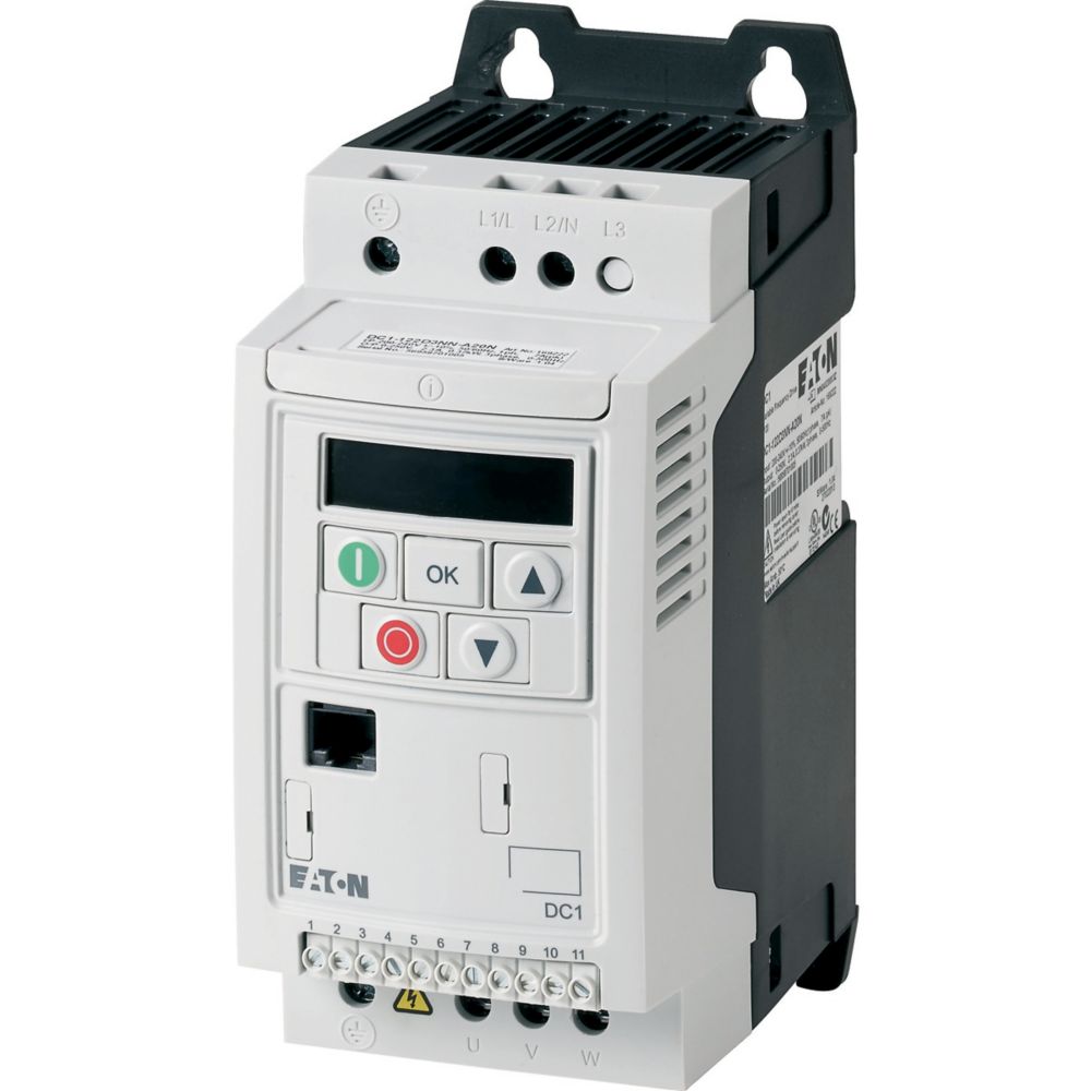 Eaton Inverter Drive, 1.5, 3 Phase, 230 V ac, 7 A, DC1 Series