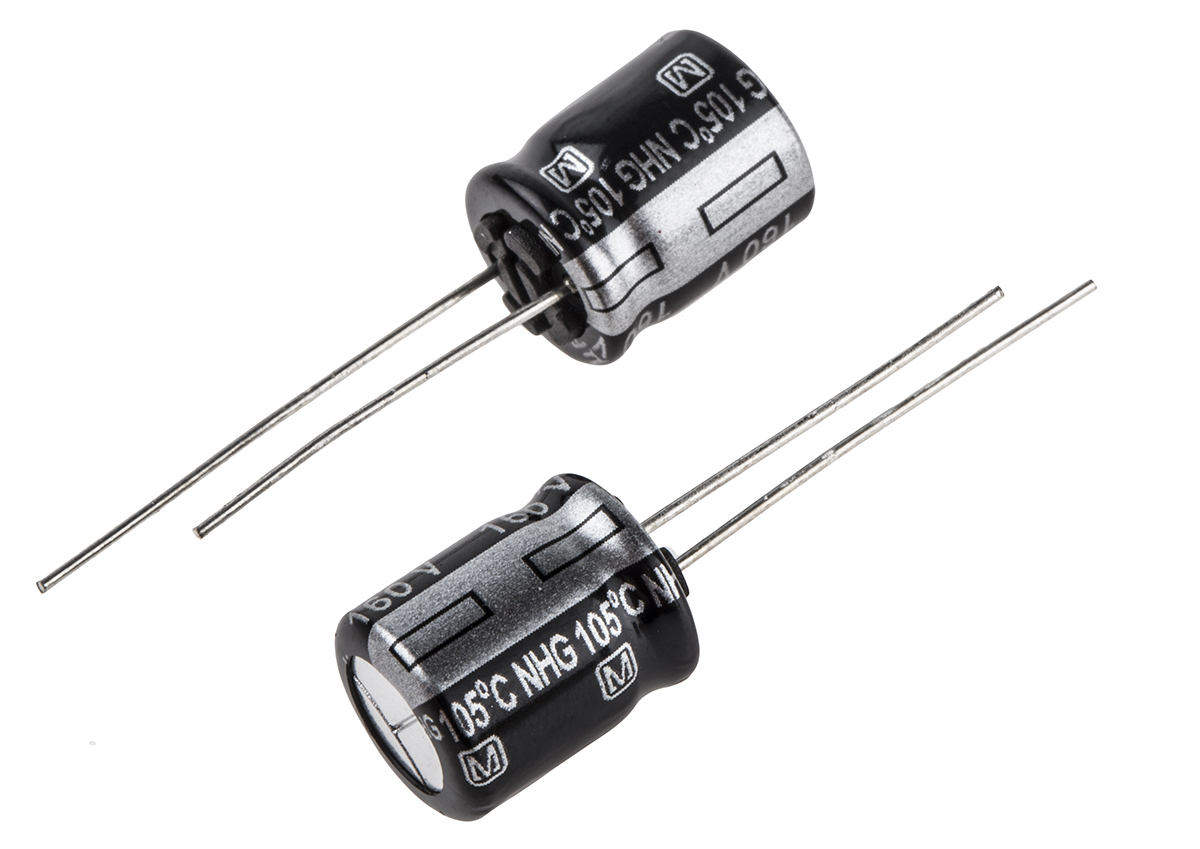 Panasonic 10μF Aluminium Electrolytic Capacitor 160V dc, Radial, Through Hole - ECA2CHG100