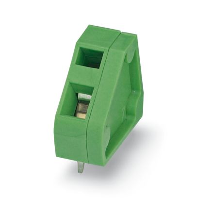 Phoenix Contact PCB Terminal Block, 1-Contact, 7.62mm Pitch, Wave Soldering, 1-Row, Push In Spring Termination