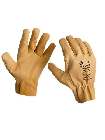 GUYARD 1559 BH BEI Yellow Unlined Leather Glove, Size 7