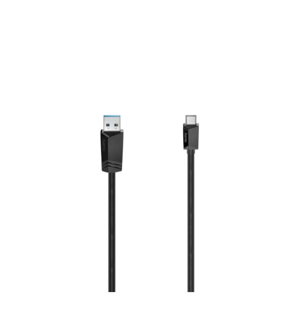 Hama USB 3.2, Male USB C to Male USB A, 5000Mbps, 250mm