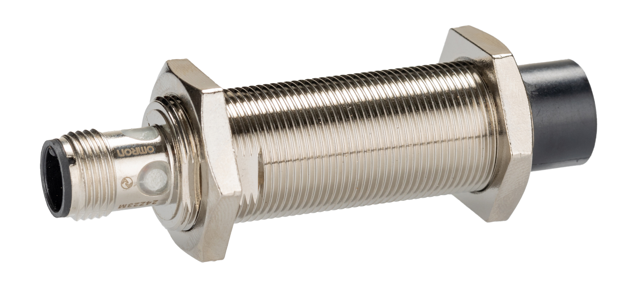 Omron Inductive Threaded Barrel Proximity Sensor, M18, 16 mm Detection, PNP NO, 10 → 30 V dc