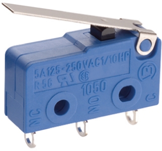 Marquardt Hinge Lever Micro Switch, Solder Terminal, 5 A @ 250 V ac, SP-CO, IP00, IP40