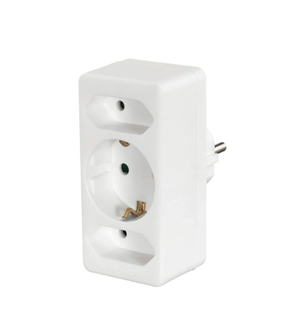 Hama NF Euro Socket 3 Gang Power Distribution Unit, 16A, 250 V