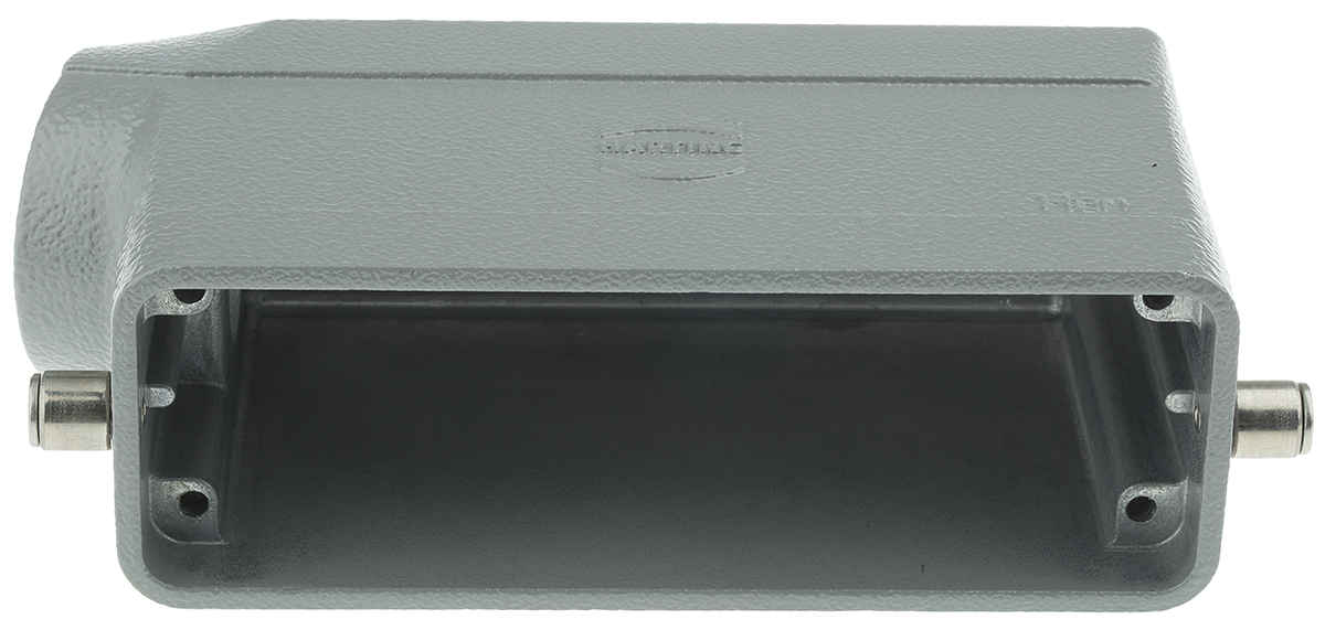 HARTING Han B Heavy Duty Power Connector Hood, PG21 Thread, Side Entry