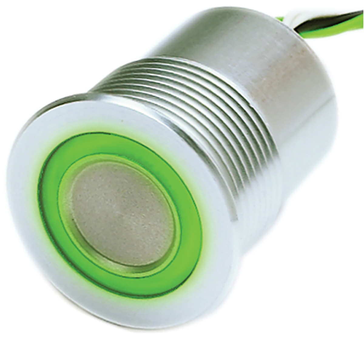 Schurter Illuminated Piezo Switch, SPST-NO, Free Polarity, IP67, IP69K, Flexible Wire, 100 mA, -40 → +85°C