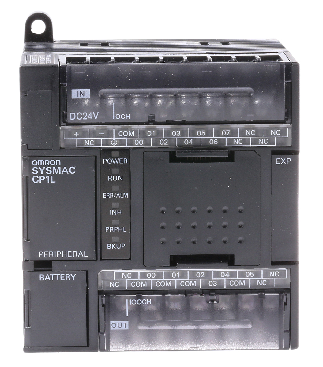 Omron CP1L Series PLC CPU for Use with SYSMAC CP1L Series, Relay Output, 8 (DC)-Input, DC Input
