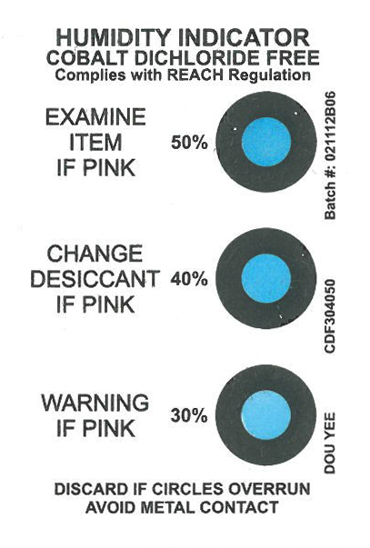 EUROSTAT Humidity Indicating Desiccator, 20-062, Humidity Indicator Plug