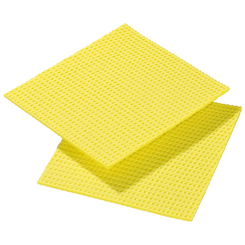 Spontex Yellow Scourer 206mm x 185mm x 5.2mm, for Cleaning Use