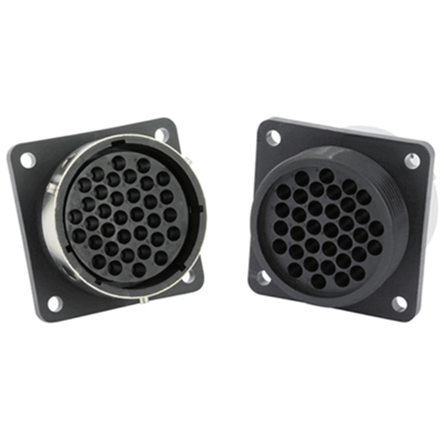 Souriau Sunbank by Eaton Circular Connector, 35 Contacts, Flange, Standard Connector, Plug, Female, IP65, UTG Series