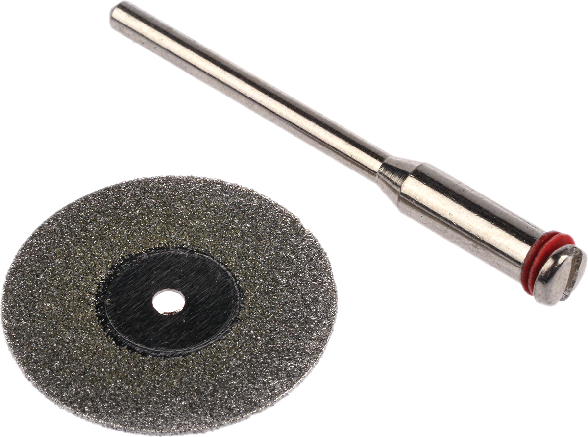 RS PRO Aluminium Oxide Cutting Disc, 22mm, P60 Grit, 1 in pack