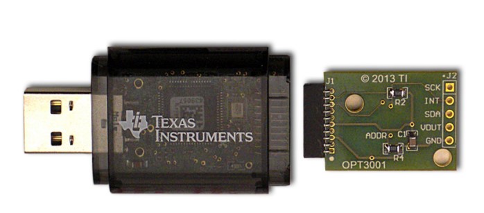 Texas Instruments OPT3001 Digital Ambient Light Sensor Ambient Light Sensor Evaluation Module for OPT3001 OPT3001