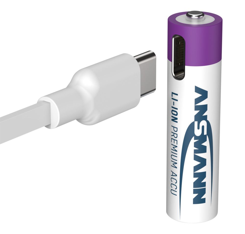 Ansmann Ansmann Li-Ion Lithium-Ion AAA Battery, 500mAh, 1.5V