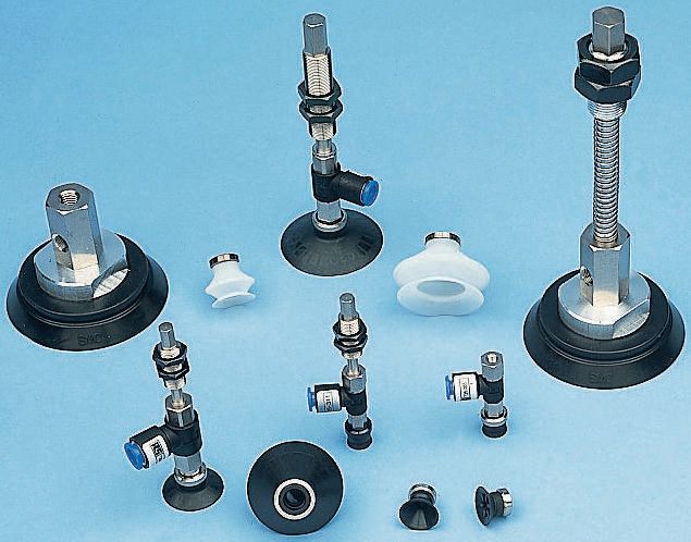 SMC 8mm Flat NBR Suction Cup ZPT08UN-B5, M5 x 0.8