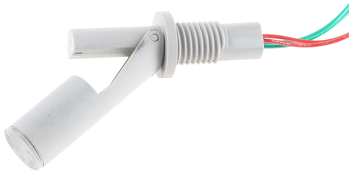 Sensata Cynergy3 Horizontal Polyphenylene Sulfide Float Switch, Float, 1m Cable, NO/NC