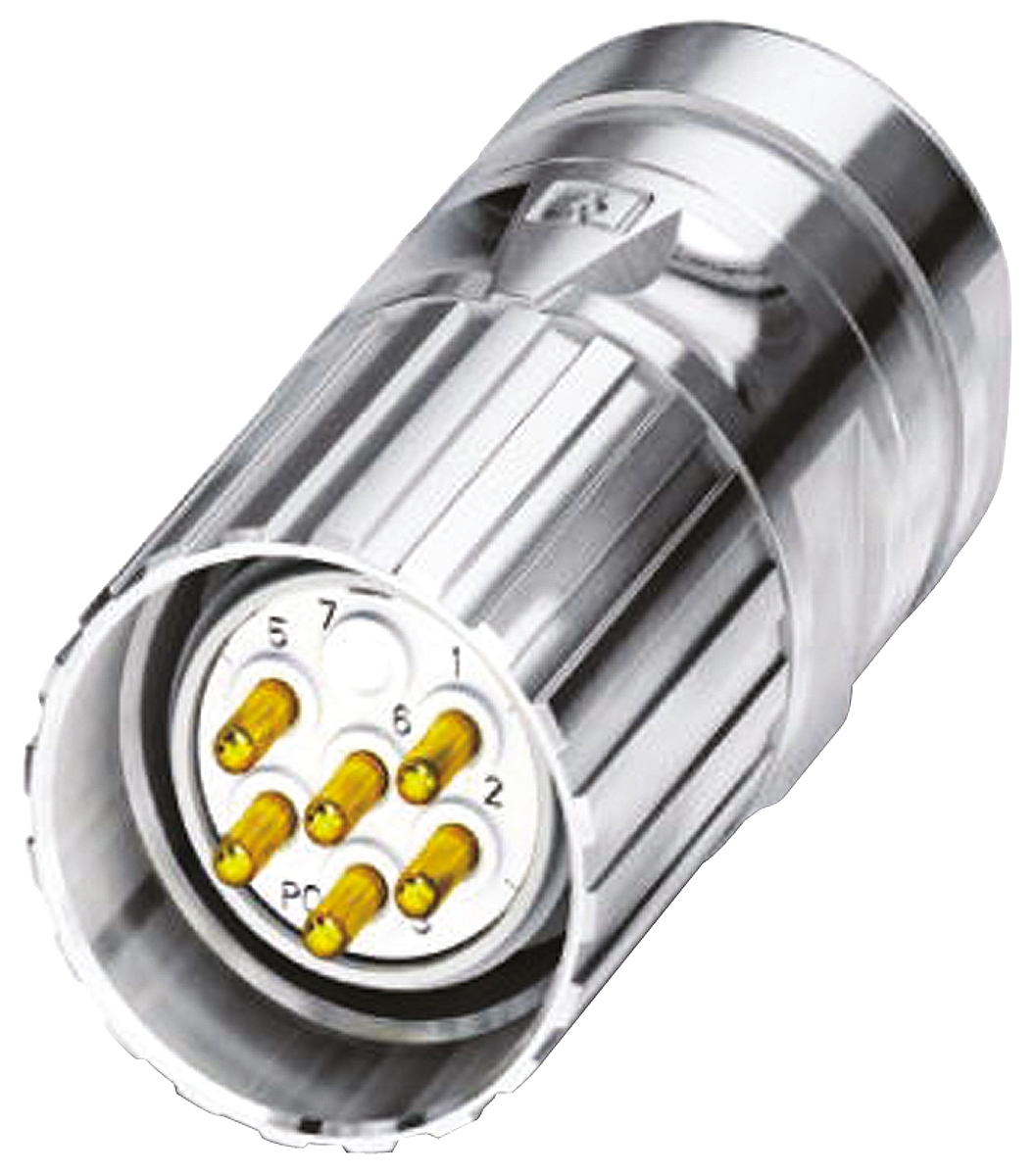 Phoenix Contact Circular Connector, Cable, M23 Connector, Socket, Male, IP67, CA Series