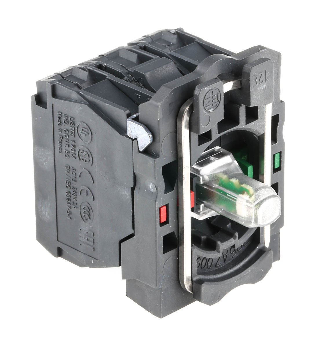 Schneider Electric Harmony XB5 Series Illuminated Push Button, Panel Mount, 22mm Cutout, SPDT