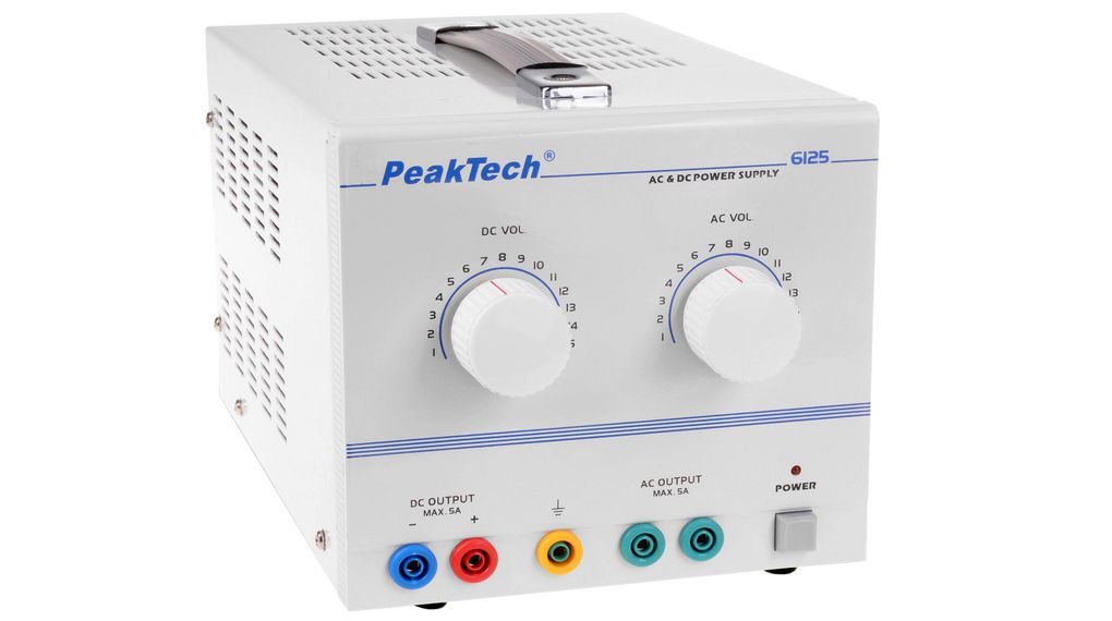 PeakTech P6 Series Laboratory Power Supply, 0 → 15V, 75W