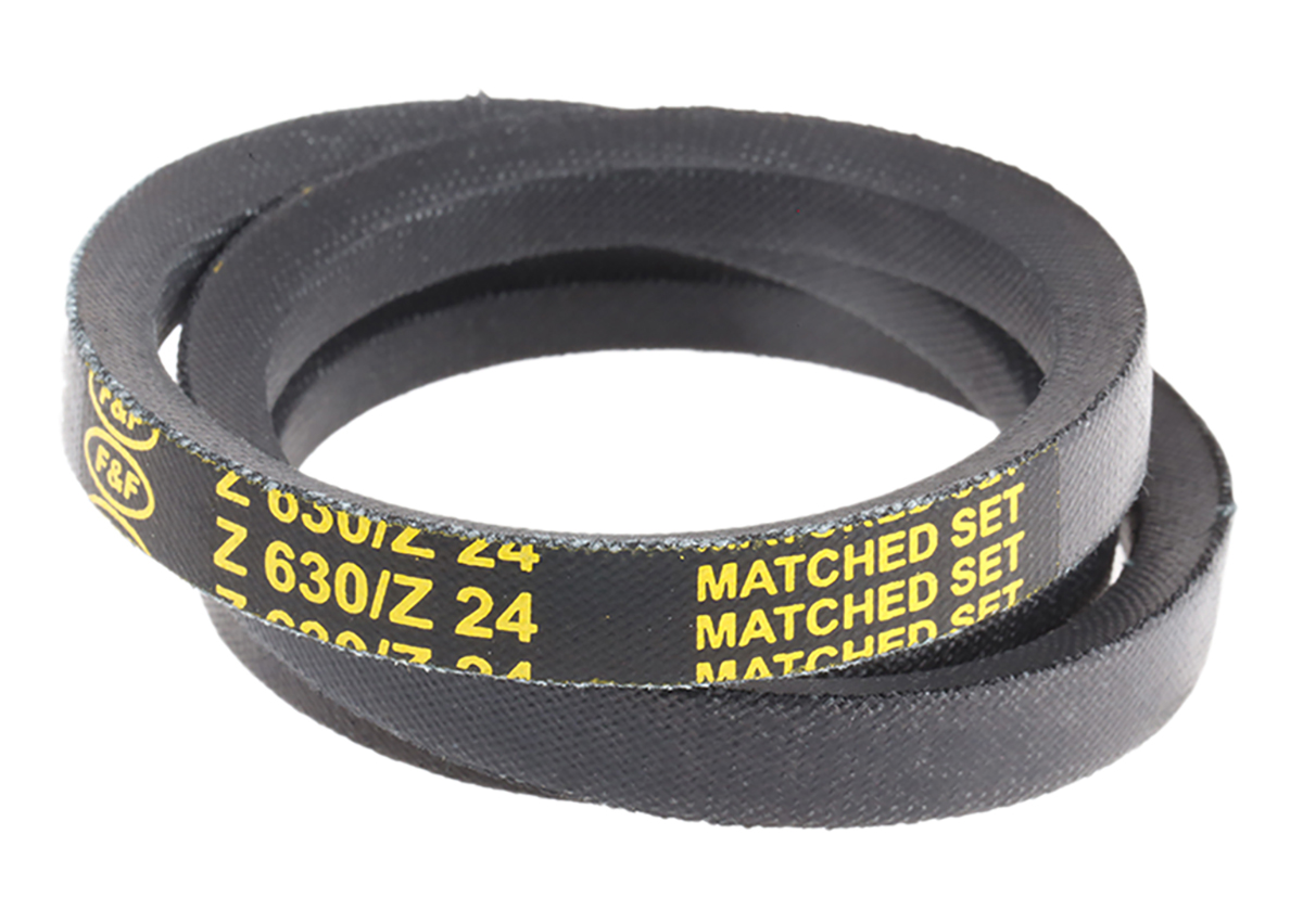 RS PRO Drive Belt, belt section Z, 610mm Length