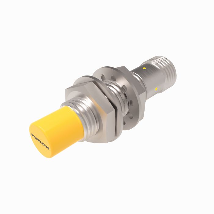 Turck Inductive Threaded Barrel Proximity Sensor, M12, 8 mm Detection, NPN NO, 10 → 30 V dc