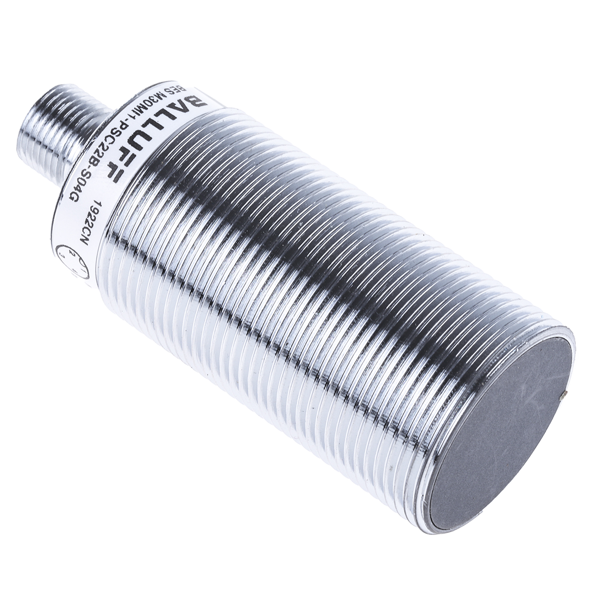 BALLUFF Inductive Threaded Barrel Proximity Sensor, M30, 22 mm Detection, PNP NO, 10 → 30 V dc