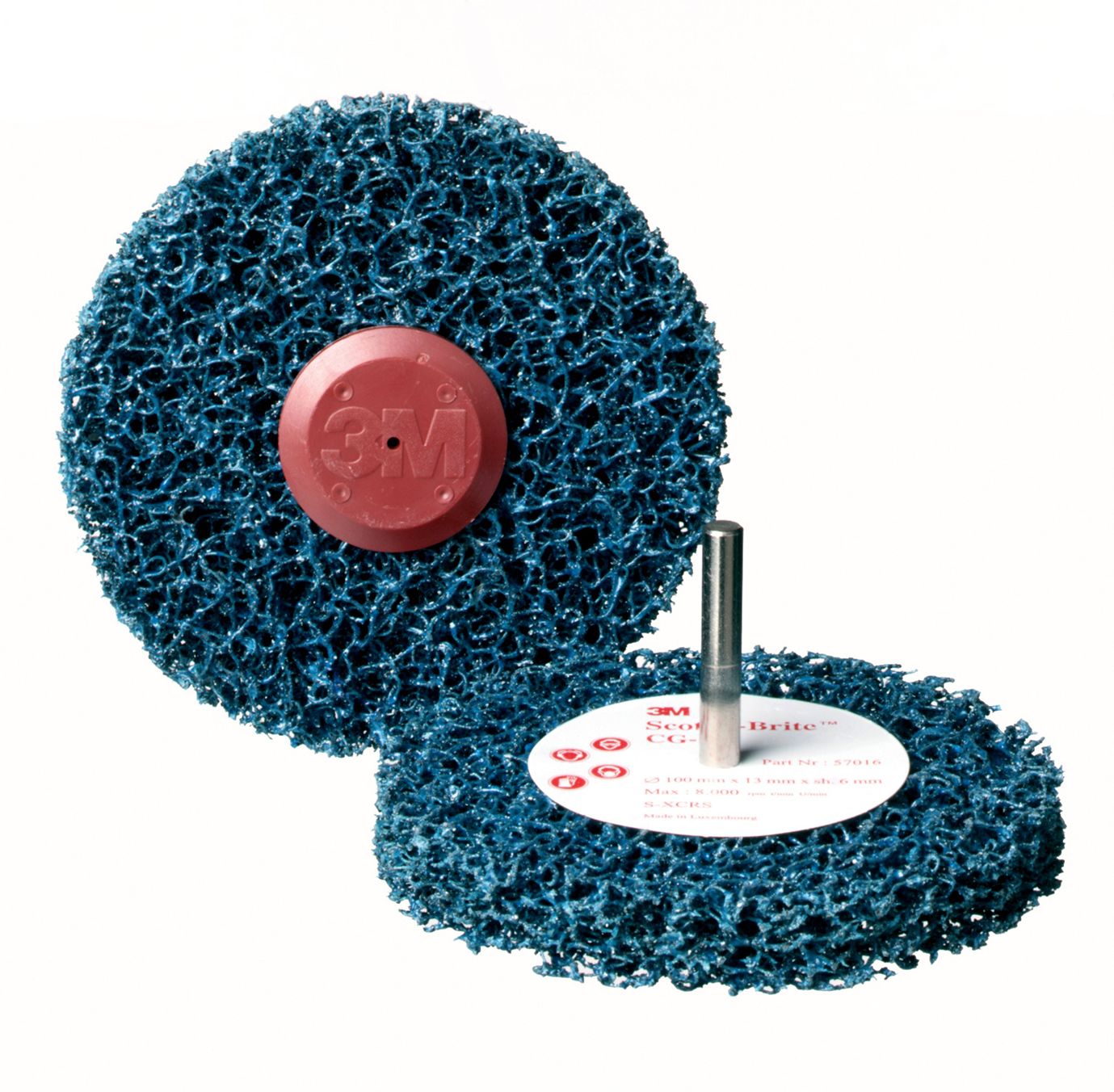 3M CG-ZS Silicon Carbide Stripping Disc, 100mm x 25mm Thick, Extra Coarse Grade, 1 in pack