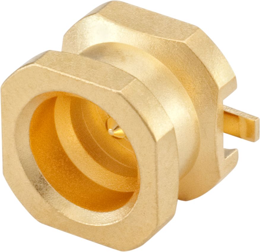 Rosenberger P-SMP Series, Plug Surface Mount, 50Ω, Solder Termination, Straight Body