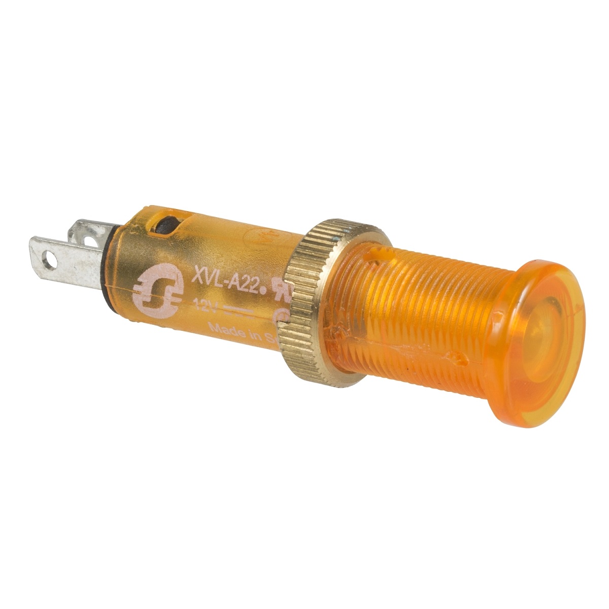 Schneider Electric Yellow Panel Mount Indicator, 24V, 8mm Mounting Hole Size