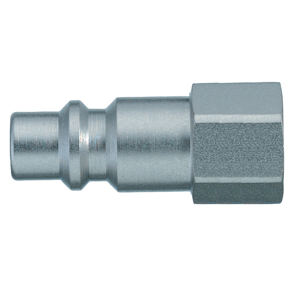 Legris Nickel Plated Steel Female Pneumatic Quick Connect Coupling, BSPP 1/8 in Female Female Thread