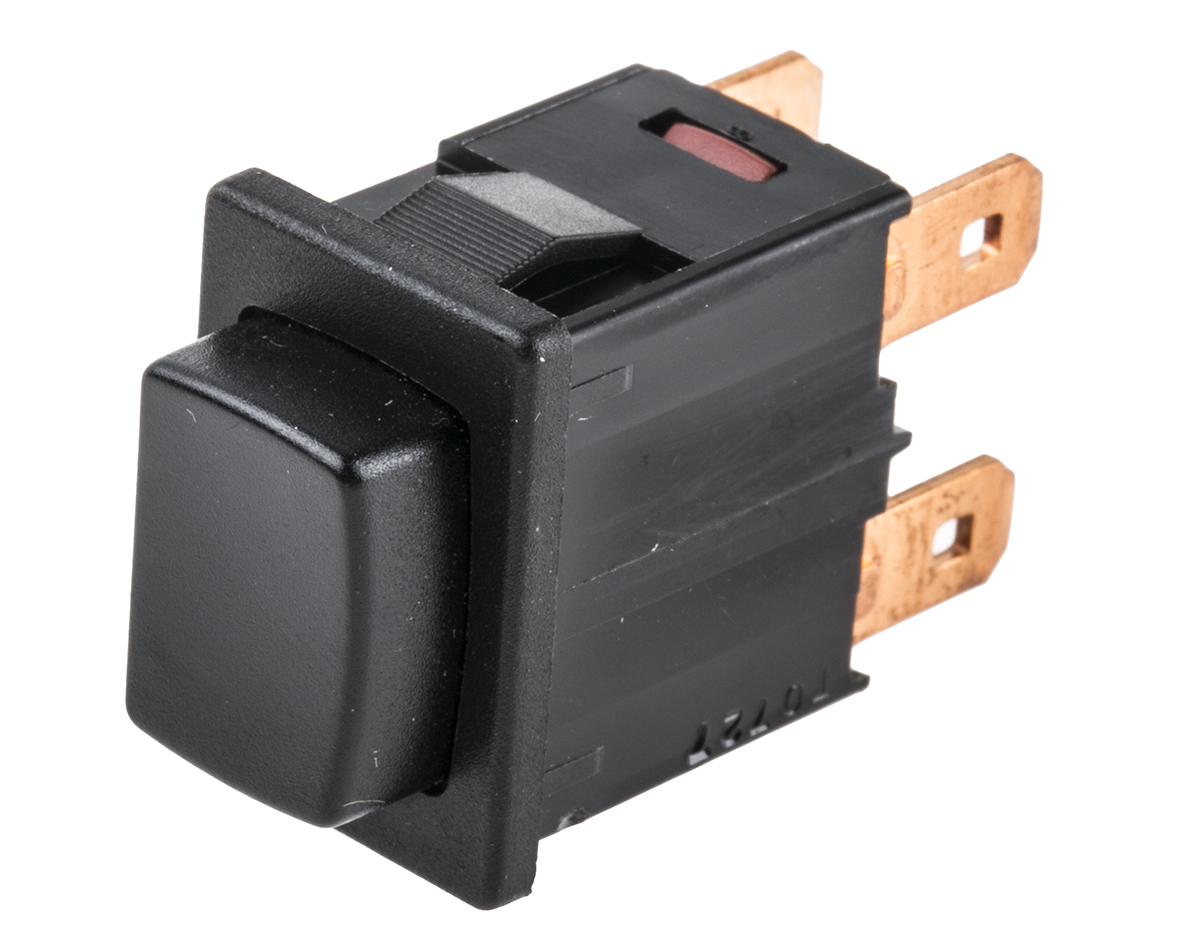 Marquardt Push Button Switch, Momentary, Panel Mount, DPST, 230V