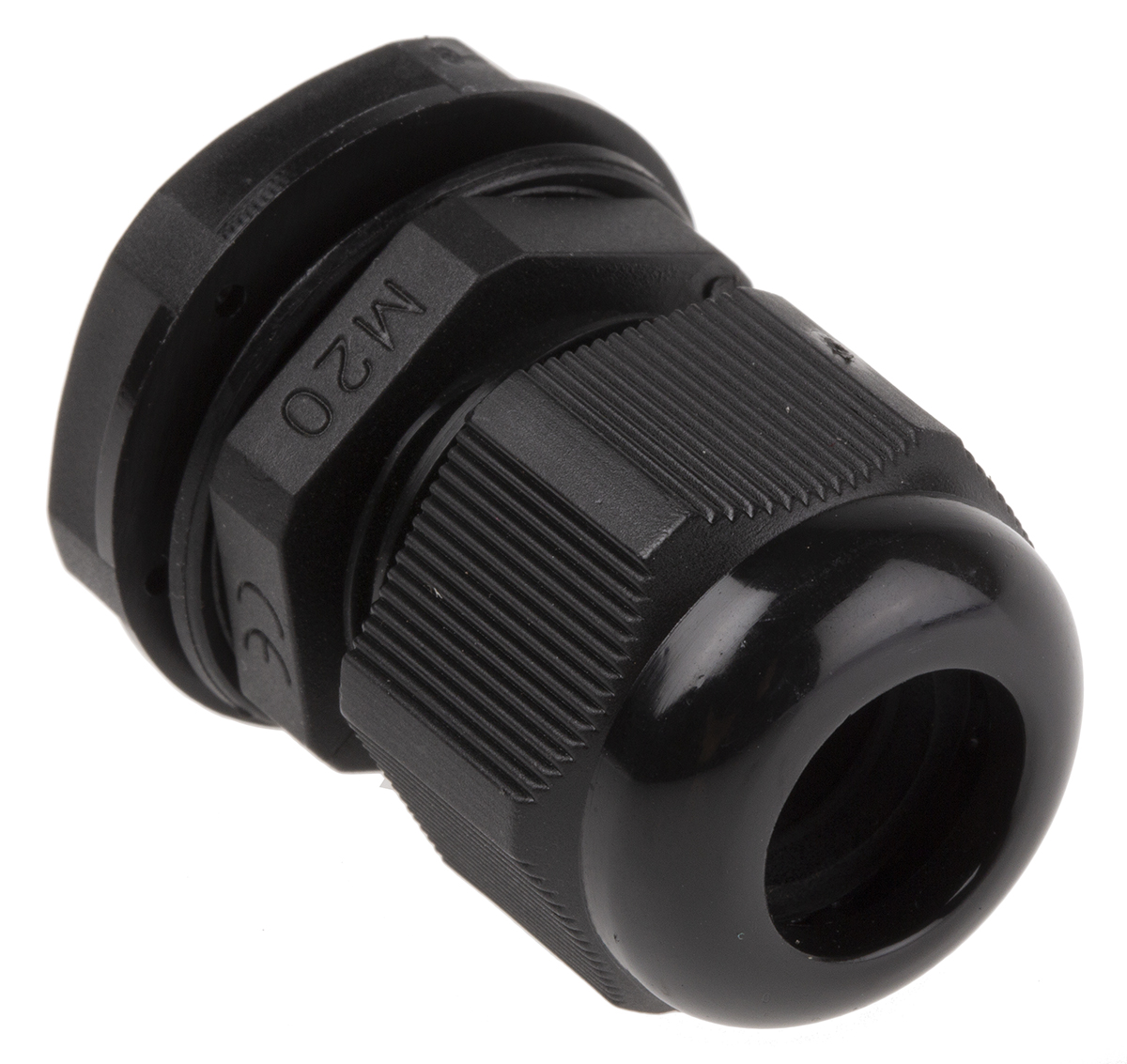 HellermannTyton NGM Series Black Nylon Cable Gland, M20 Thread, 6mm min., 12mm max., IP68