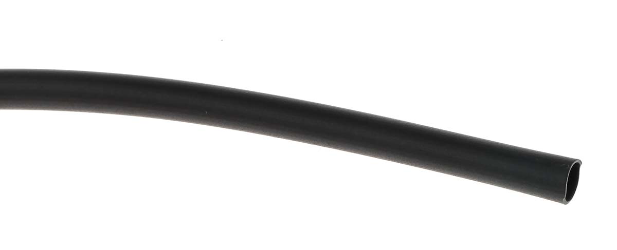RS PRO PVC Black Cable Sleeve, 4mm Diameter, 30m Length