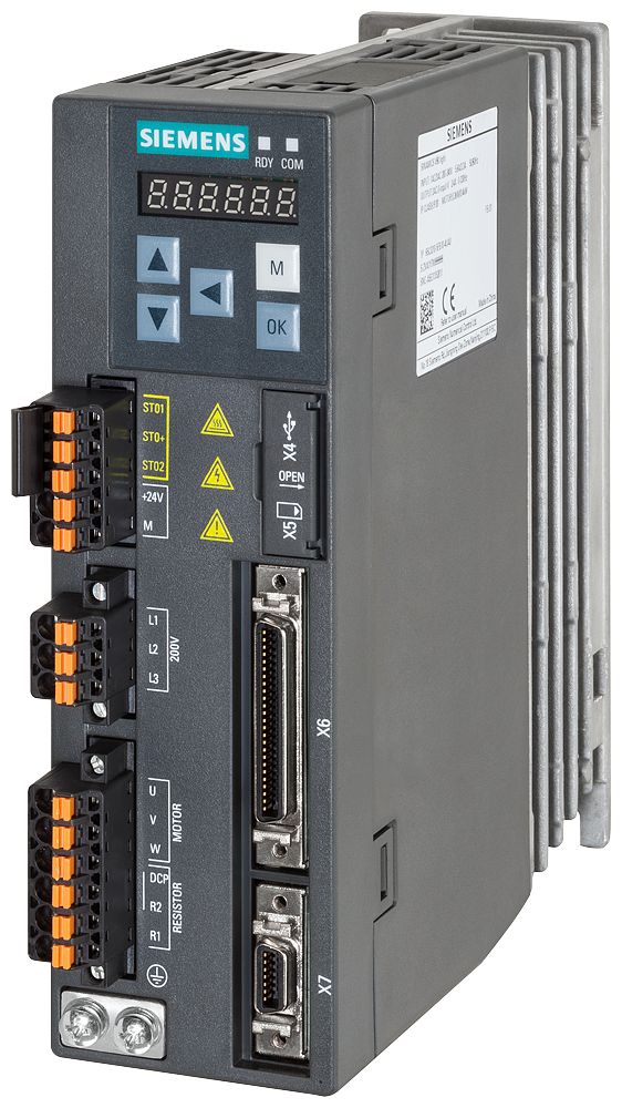 Siemens 0.4 kW Servo Drive, 200/240 V, 1 Phase, 7.8 A