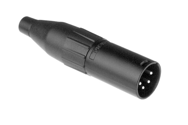 Amphenol Industrial Cable Mount XLR Connector, Male, IP40, 133 V, 4 Way, Silver Plating
