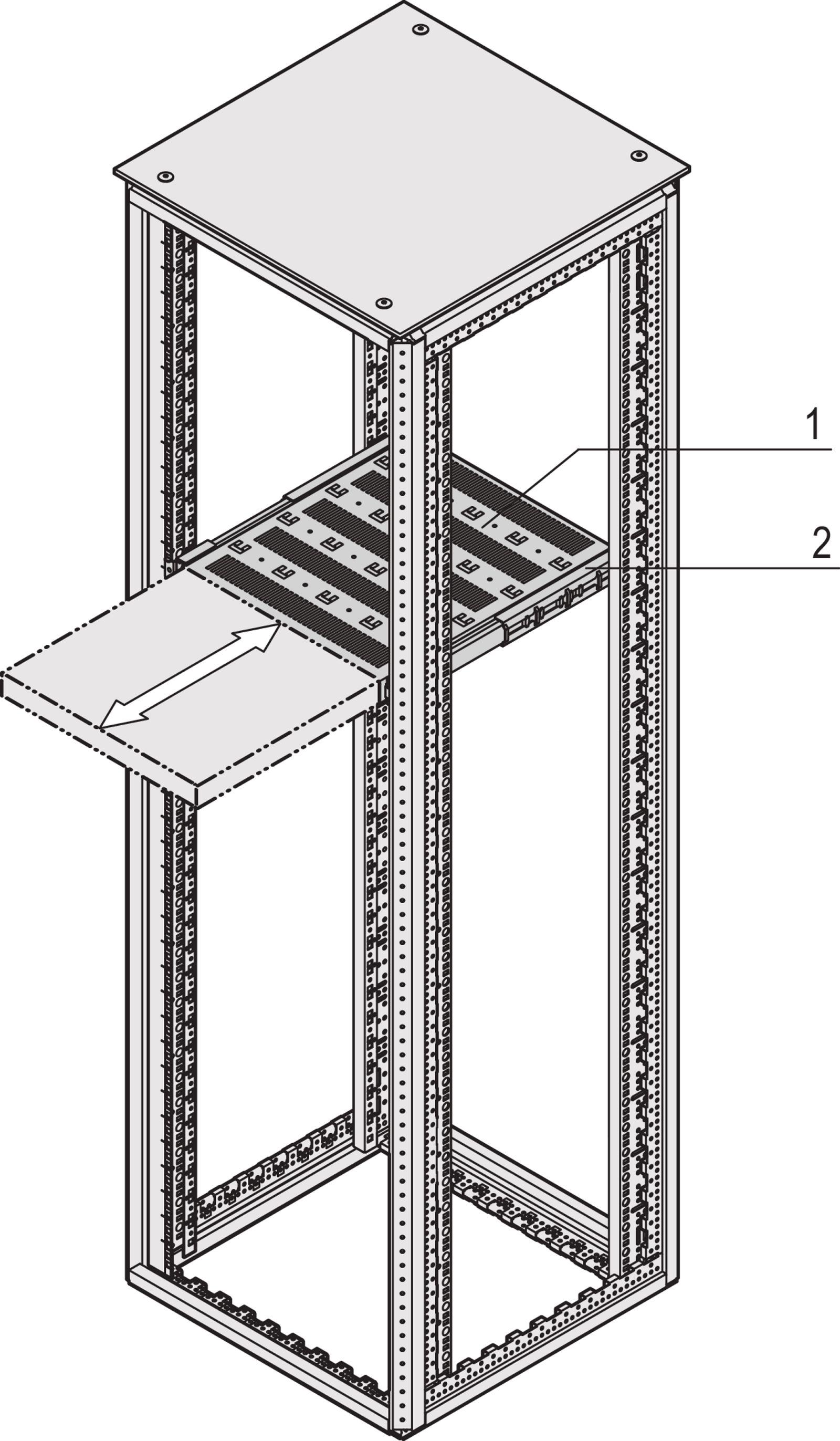 nVent SCHROFF Slide Rail