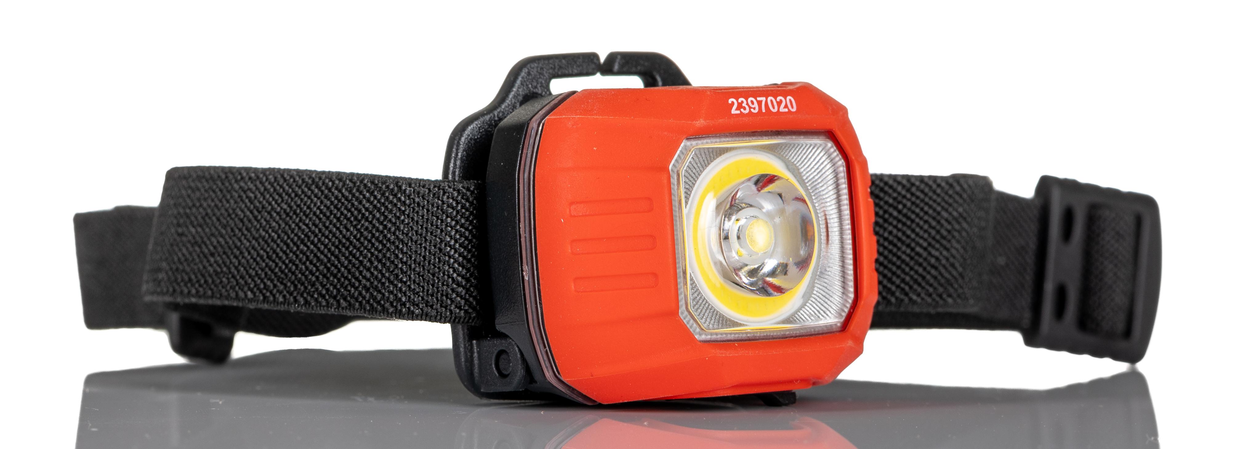 RS PRO LED RSPRO-H50R Head Torch 320 lm, 26m Range