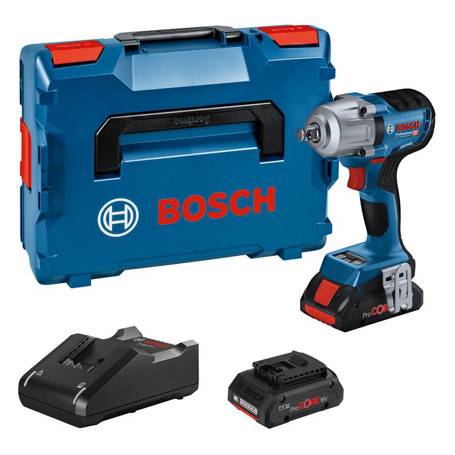 Bosch 1/2 in 18V, 4Ah Impact Wrench