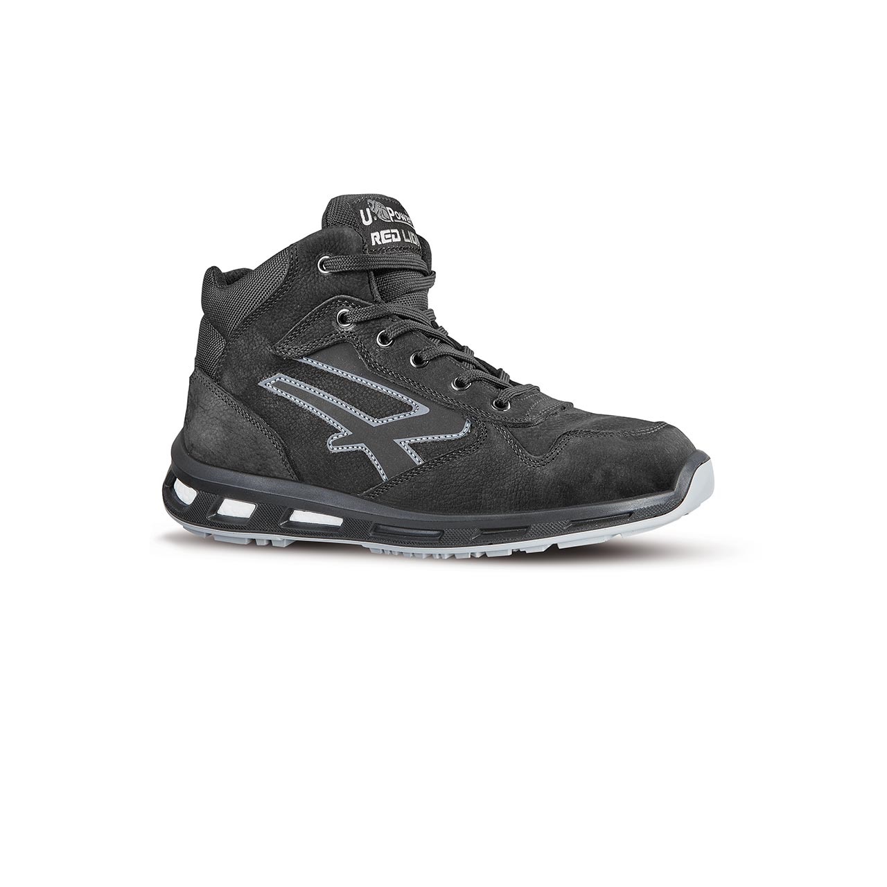 UPower LIFT Unisex Black Aluminium Toe Capped Safety Shoes, UK 9, EU 43