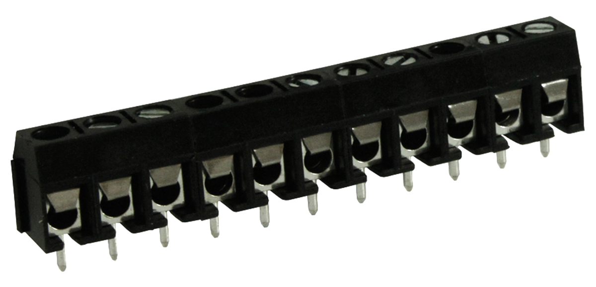 RS PRO PCB Terminal Block, 11-Contact, 5mm Pitch, Through Hole Mount, 1-Row, Screw Termination