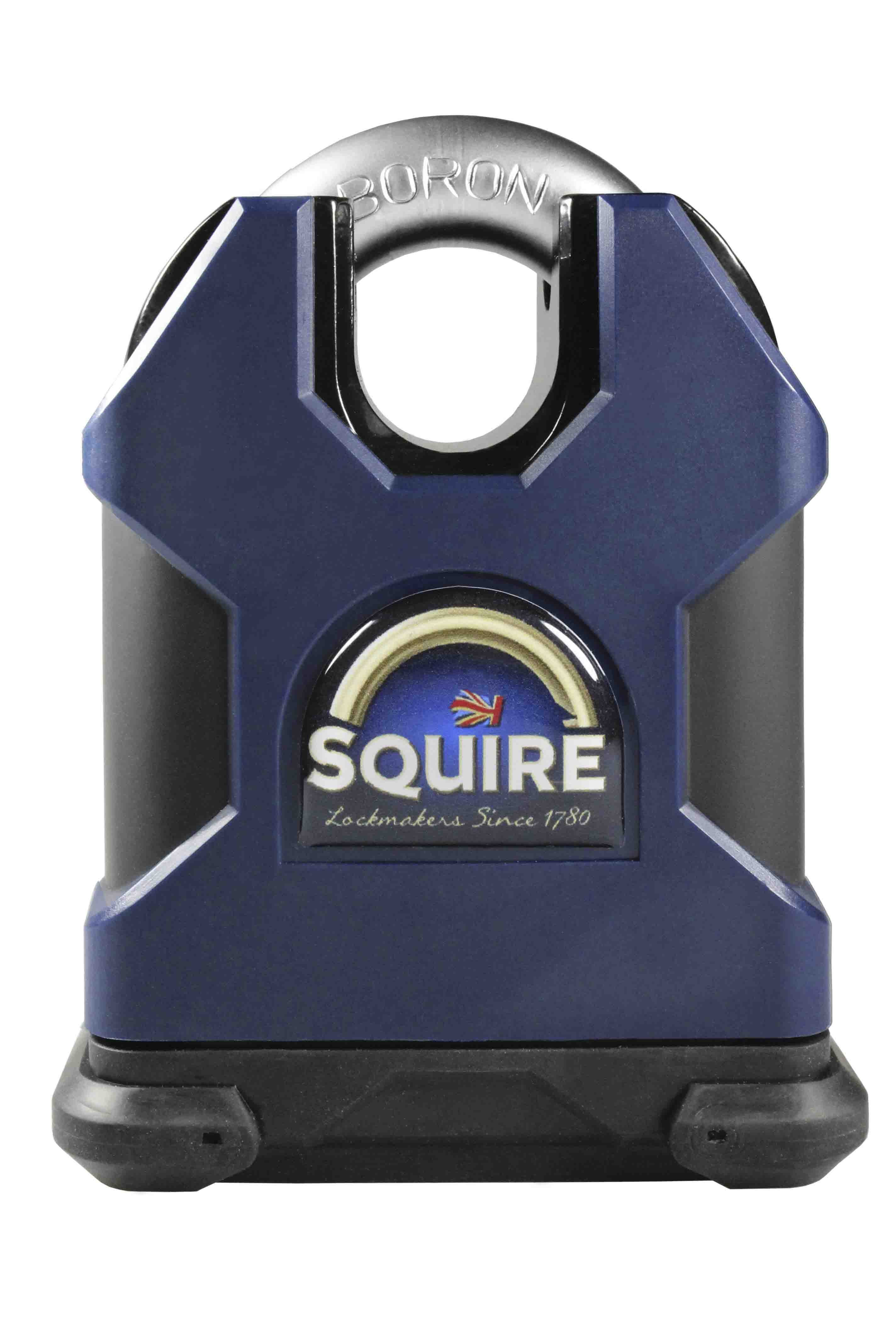 Squire Key Weatherproof Boron Alloy, Steel Steel Padlock, 12.7mm Shackle, 65mm Body