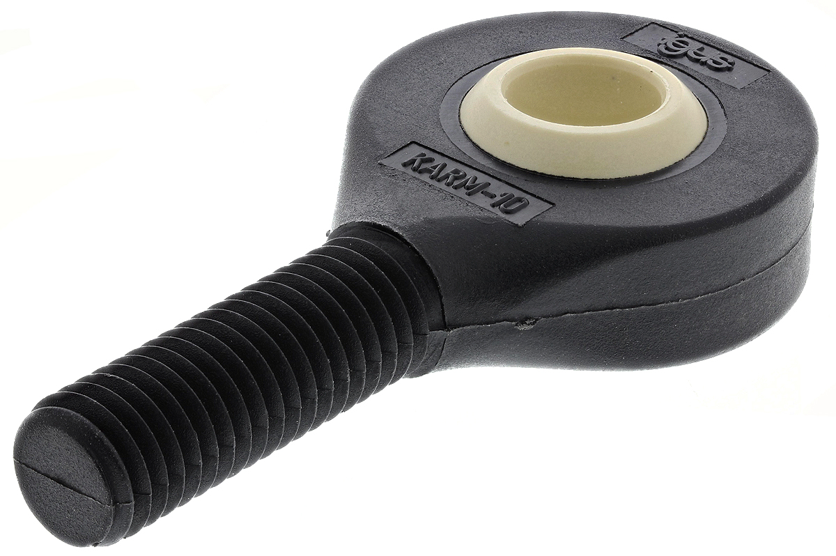 Igus M10 Male Igumid G Rod End, 10mm Bore, 63mm Long, Metric Thread Standard, Male Connection Gender
