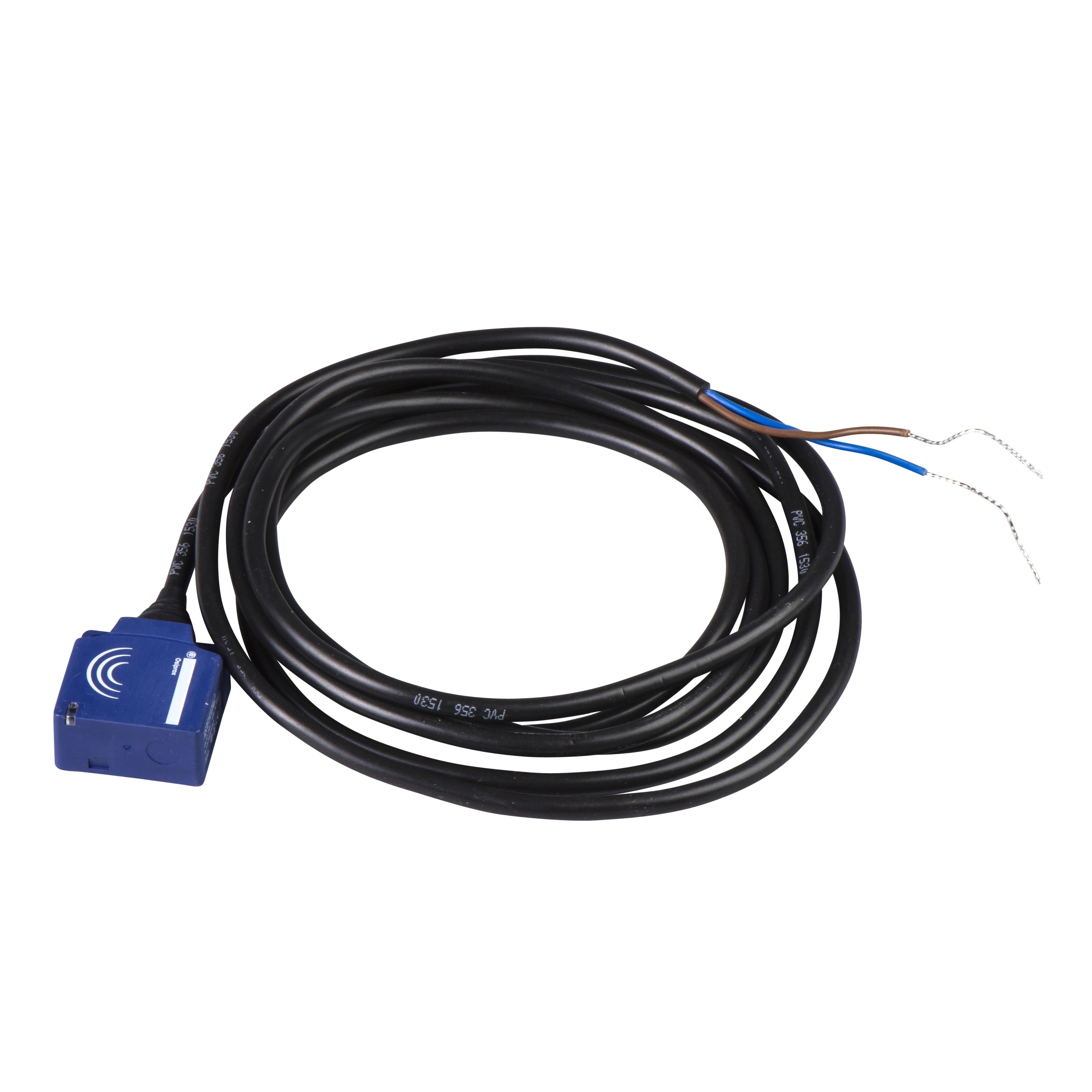 Telemecanique Sensors Inductive Block Proximity Sensor, 10 mm Detection, 2-Wire NO, 12 → 24 V dc
