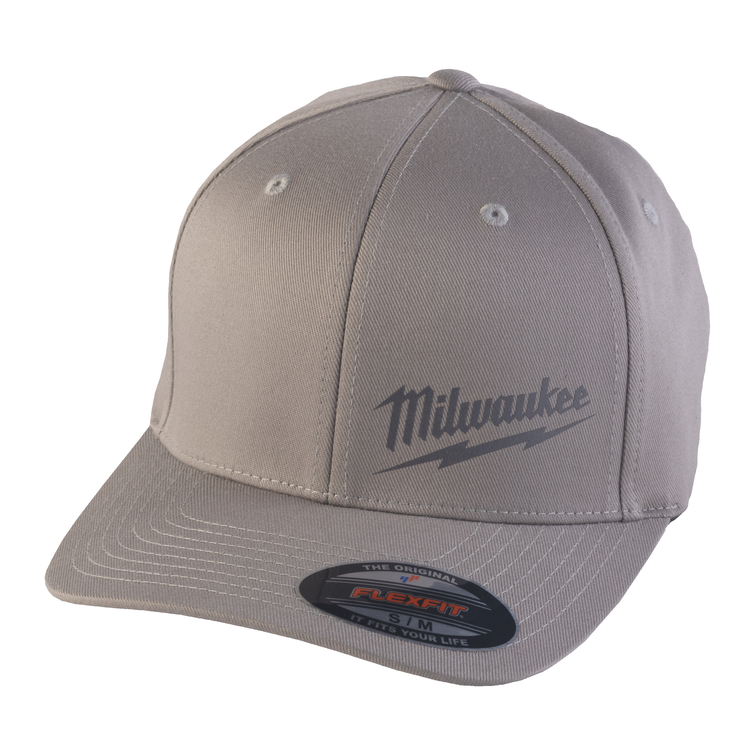 Milwaukee Grey Standard Peak Bump Cap, Cotton, Polyester Protective Material