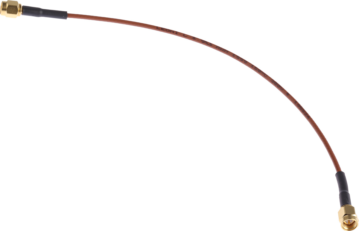 TE Connectivity 1337808 Series, 250 mm, RG316 Coaxial, Terminated 50 Ω
