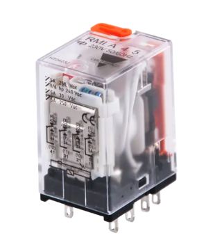 Carlo Gavazzi Plug In Power Relay, 230V ac Coil, 5A Switching Current, 4PDT