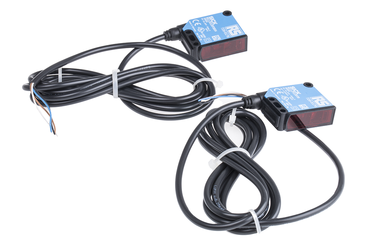 RS PRO Through Beam Photoelectric Sensor, Block Sensor, 20 m Detection Range