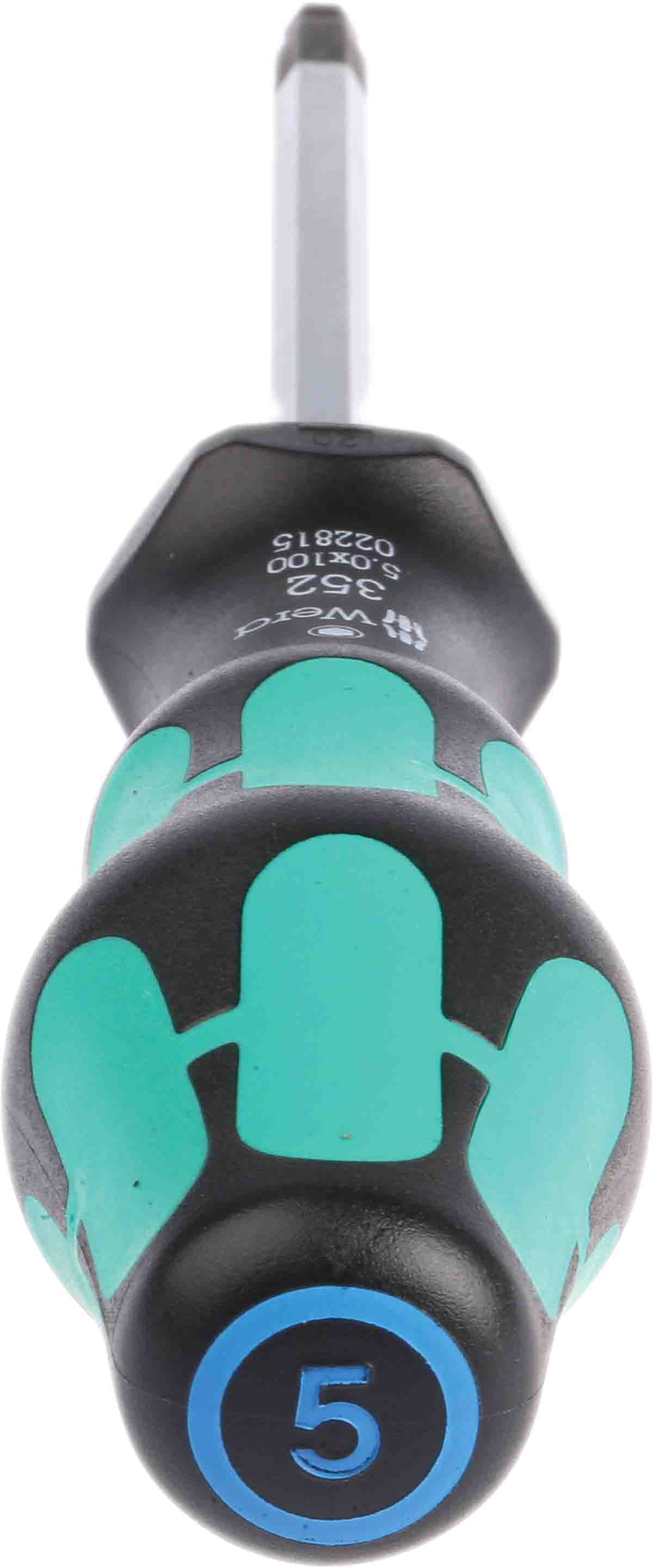 Wera Ball End Hexagon  Screwdriver, 5 mm Tip, 100 mm Blade, 205 mm Overall
